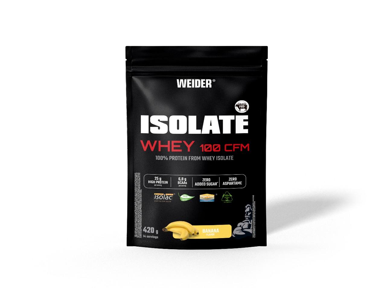 ISOLATE WHEY 100 CFM WEIDER BANANA 420 GR